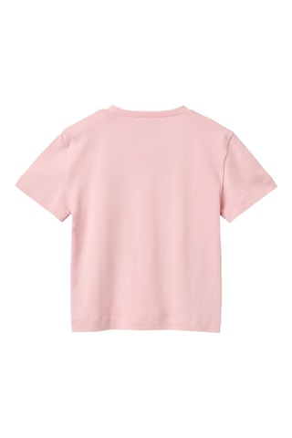 Camiseta regular fit de algodón orgánico - Rosa