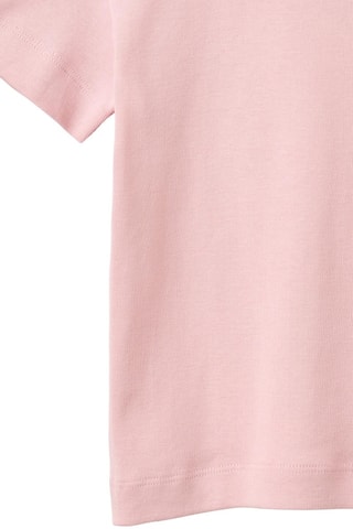 Camiseta regular fit de algodón orgánico - Rosa