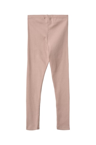 2 leggings de algodón orgánico - Rosa