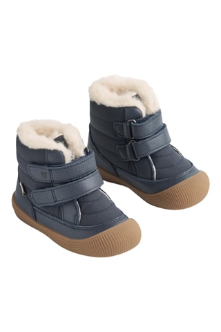 Botines forrados - Azul marino