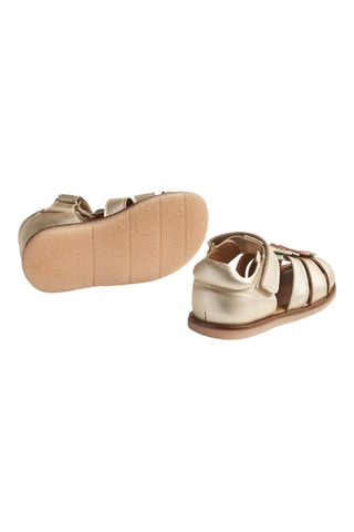 Sandalias con brillo - Dorado