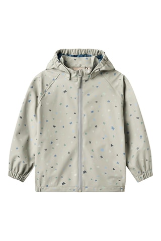 Impermeable con capucha - Gris claro