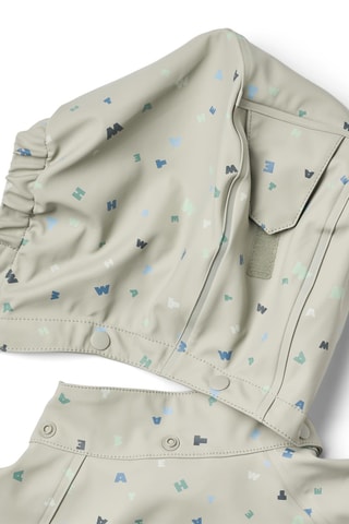 Impermeable con capucha - Gris claro