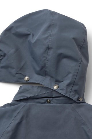 Impermeable con capucha - Azul oscuro