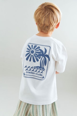 Camiseta de algodón orgánico - Blanco