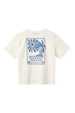 Camiseta de algodón orgánico - Blanco