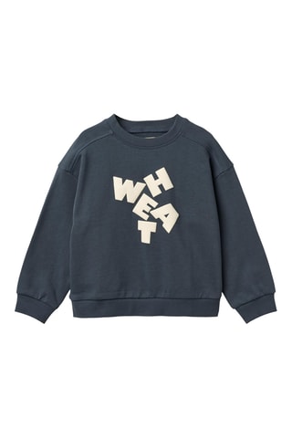 Sudadera regular fit de algodón orgánico - Negro