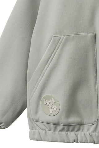 Chaqueta con capucha - Gris claro