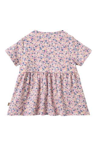 Vestido loose de algodón orgánico - Rosa