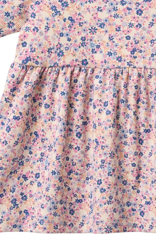 Vestido loose de algodón orgánico - Rosa