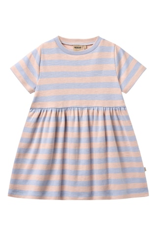 Vestido trapecio loose de algodón orgánico - Rosa