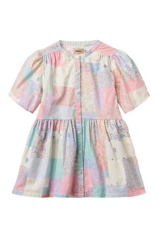 Vestido camisero de algodón orgánico - Multicolor