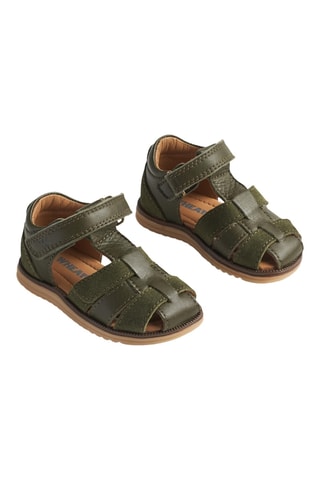 Sandalias de piel - Verde