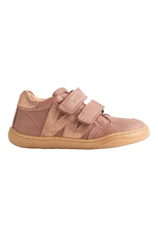 Zapatillas altas de piel vuelta - Rosa