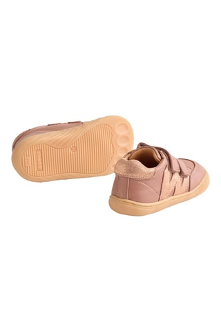 Zapatillas altas de piel vuelta - Rosa