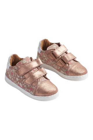 Zapatillas de piel vuelta - Rosa