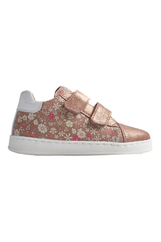 Zapatillas de piel vuelta - Rosa