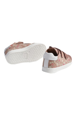 Zapatillas de piel vuelta - Rosa
