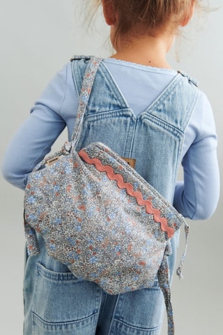 Bandolera de algodón orgánico - Azul