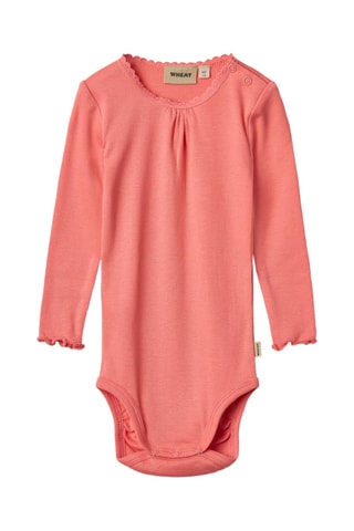 Body de algodón orgánico - Coral