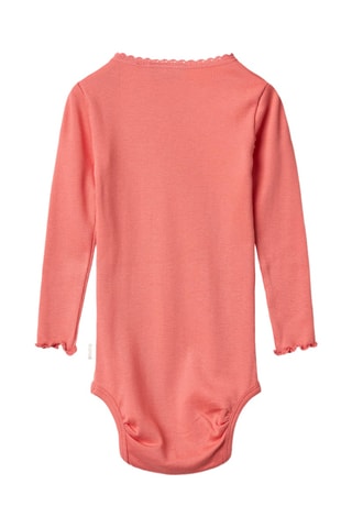 Body de algodón orgánico - Coral