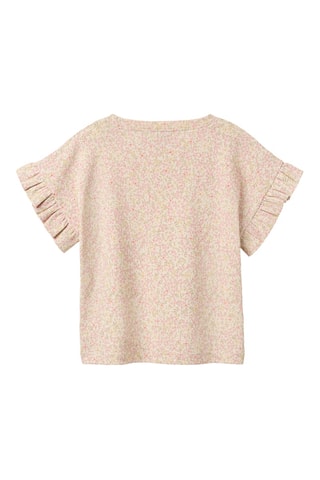 Camiseta loose de algodón orgánico - Beige