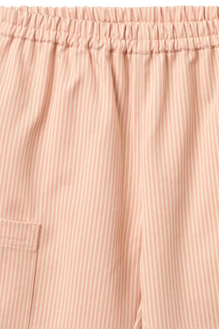 Pantalón cargo de algodón orgánico - Rosa