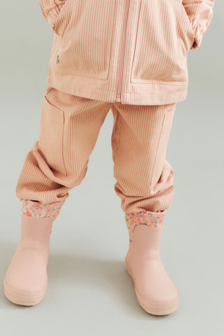 Pantalón cargo de algodón orgánico - Rosa