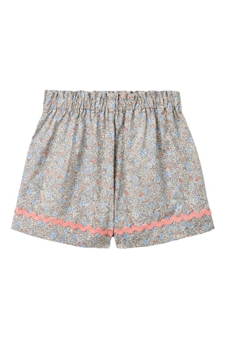 Short loose de algodón orgánico - Azul