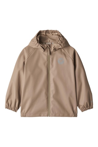Impermeable con capucha - Beige