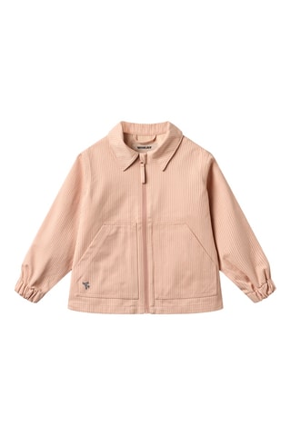 Chaqueta relaxed fit de algodón orgánico - Rosa