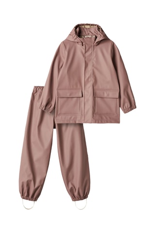Impermeable y pantalón - Violeta