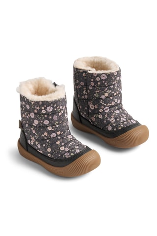 Botines forrados de piel - Negro