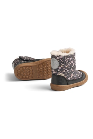 Botines forrados de piel - Negro