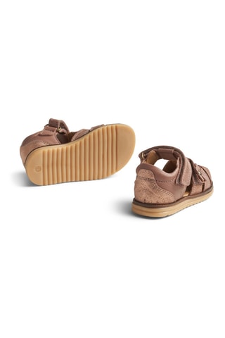Sandalias de piel - Rosa oscuro