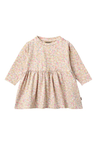 Vestido loose de algodón orgánico - Multicolor
