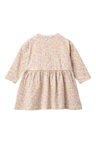 Vestido loose de algodón orgánico - Multicolor