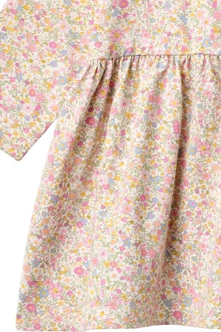 Vestido loose de algodón orgánico - Multicolor