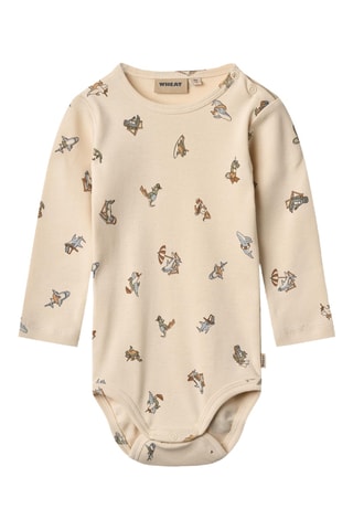 Body de algodón orgánico - Beige