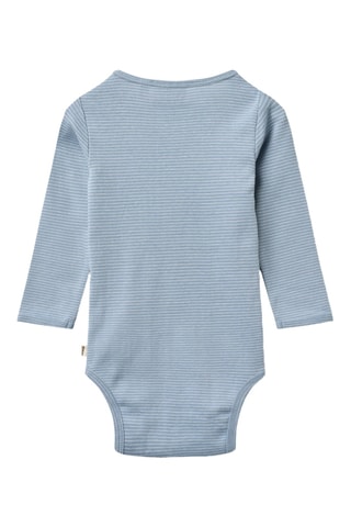 Body de algodón orgánico - Azul