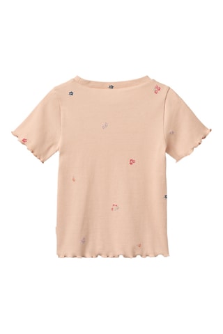 Camiseta regular fit de algodón orgánico - Rosa