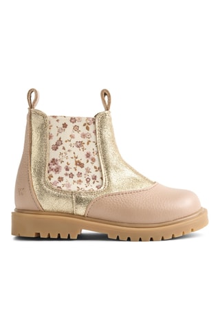 Botines Chelsea de piel - Rosa