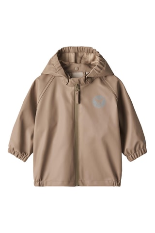 Impermeable con capucha - Beige