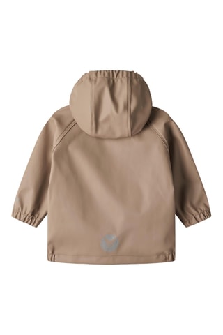 Impermeable con capucha - Beige