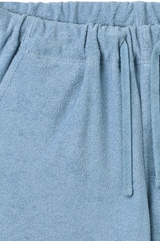Short loose de algodón orgánico - Azul