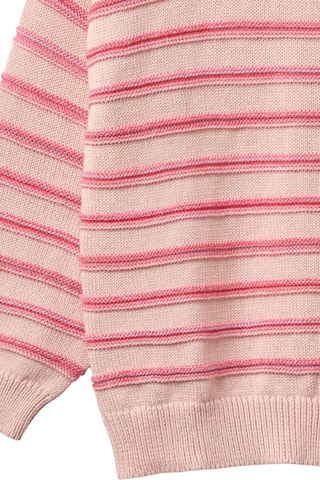 Jersey regular fit de algodón orgánico - Rosa