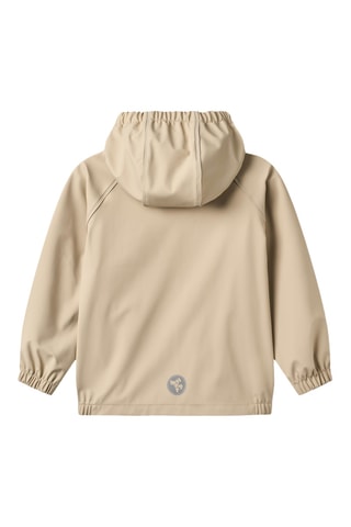 Impermeable con capucha - Beige