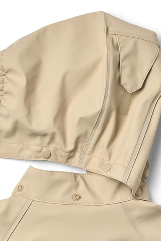 Impermeable con capucha - Beige