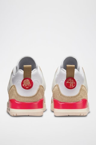 Jordan Spizike en cuir - Blanc et rouge