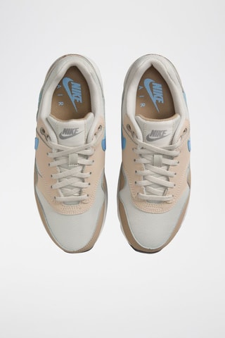 Nike Air Max 1 en cuir - Ciel et beige